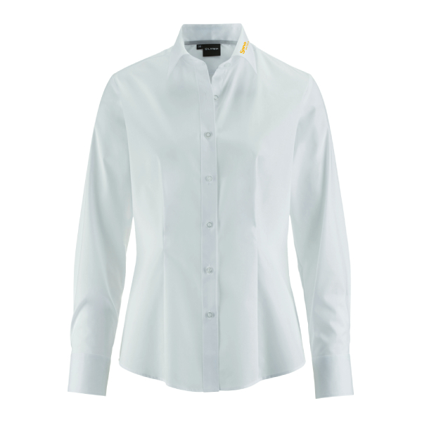 Bluse langarm body fit